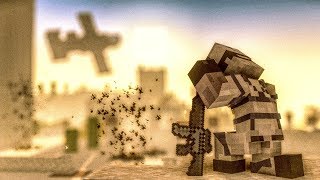 WARLORDS Zombie Warfare  Minecraft Animation [upl. by Dougie]