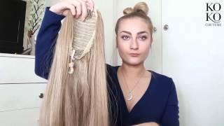 Plait Tutorial by Rebecca using our Christine Straight Ponytail Extension [upl. by Albemarle]