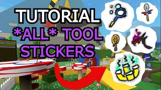 NEW How to Get ALL TOOL STICKERS in Roblox Bee Swarm Simulator  PLUS TIPS  BEESMAS [upl. by Yodlem]