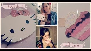 DIY Karten Cupcake und Hello Kitty [upl. by Hallsy]