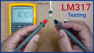 How to test LM317 with multimeter [upl. by Hsina]