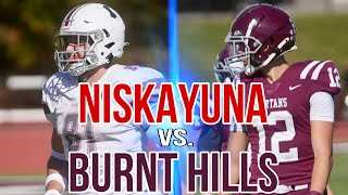 Niskayuna vs Burnt HillsBallston Lake High School Football 2024 [upl. by Anilehs]