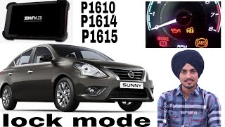 Nissan Sunny Lock Mode Unlock With Gscan Zenith Z5 Codes P1610 P1614 P1615 🚗 [upl. by Eniamor]