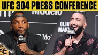 UFC 304 PreFight Press Conference  ESPN MMA [upl. by Aitnyc]