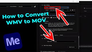 How to Convert WMV to MOV Using Adobe Media Encoder [upl. by Nilknarf531]