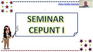 I ENGLISH SEMINAR CEPUNT [upl. by Billi]