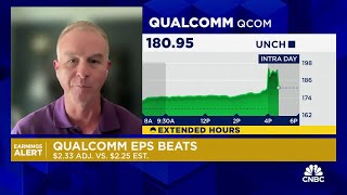 Qualcomm shares climb on Q3 beat [upl. by Ttoille201]