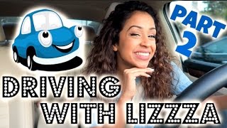 CRAZY DRIVER DRIVING WITH LIZZZA PART 2  Lizzza [upl. by Walston743]