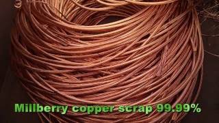 Millberry copper Scrap 9999 Purity for Sale [upl. by Krutz]