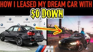 Full Tutorial HOW TO LEASE A CAR WITH 0 DOWN 2023 [upl. by Laband]