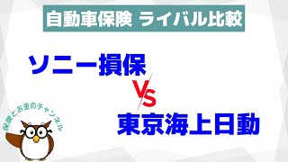 【自動車保険 比較】ソニー損保 vs 東京海上日動【代理店型とダイレクト型の頂上対決】 [upl. by Kashden190]