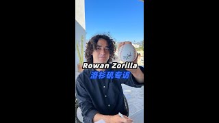 Rowan Zorilla Interview in LA [upl. by Eceerahs675]