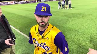 Aaron Groller after the win vs NC State [upl. by Kensell]