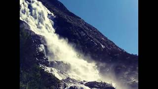 Langfossen waterfall Norway  Santu straight forward  Koodi itta song shooting location [upl. by Vookles]