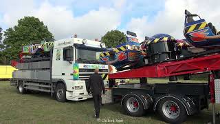 Kermis Santpoort 2023 Transport en opbouw Deel 1 [upl. by Friederike670]