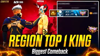 REGION TOP 1 KING BIGGEST COMEBACK tranding [upl. by Anallij867]