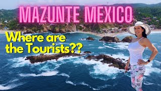 Mazunte  MEXICO  🇲🇽 WHY DON’T TOURISTS COME HERE Oaxaca Coast Playa Mazunte amp Beach Food [upl. by Cybill]