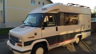 Dethleffs Globetrotter motorhome from 1986 [upl. by Anewor205]