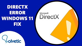 Directx Error Windows 11 HOW to FIX [upl. by Aidiruy]