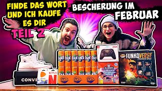 BESCHERUNG IM FEBRUAR Dania amp Kaans Geschenke von quotFinde das Wort amp ich kaufe es dirquot Teil 2 [upl. by Suertemed208]