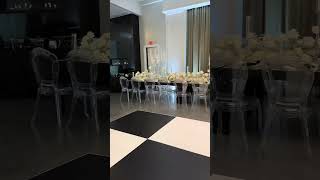 Modern Black amp White Wedding  Royal Luxury Events [upl. by Yovonnda]