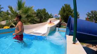 Water Coaster at Adaland WaterPark Kusadasi Turkey Türkiye [upl. by Dulla]