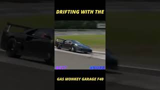 Gas Monkey Garage F40 gt7 drift ferrari nurburgring ps5 [upl. by Enimaj]