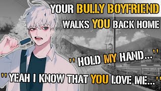 Your Bully Boyfriend Walks You Home From Class M4A Boyfriend ASMR Tsundere Kissing [upl. by Malonis839]