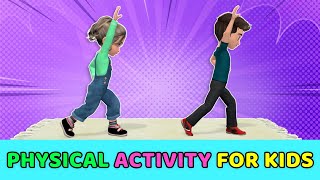 PHYSICAL ACTIVITIES FOR KIDS  6 BEST HOME EXERCISES [upl. by Anirtal]