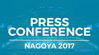 ISU JGP Final  Ladies Press Conference  Nagoya 2017 [upl. by Ecnahoy]