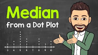 How to Find the Median from a Dot Plot  Math with Mr J [upl. by Purse]