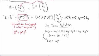 Vectors and Dirac Notation [upl. by Liahus]