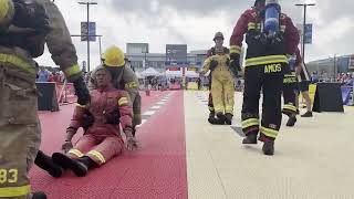 FireFit Championships Worlds  Mens Relay  Lambton College Sept 17th 2023 [upl. by Kolnick]