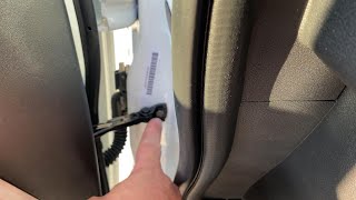 2024 Nissan Frontier Door Detent Bar Loose Easy Fix [upl. by Ynattyrb]