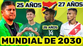 EL BRUTAL EQUIPO DE OSCAR VILLEGAS 20262030 😱 EL FUTURO DE BOLIVIA 😱 ELIMINATORIAS CHILE BOLIVIA [upl. by Arraic]