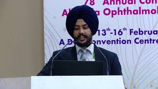 AIOC2020 FP OrbitampOculoplasty I Dr Aazambir Singh Brar Extraconal parasytic cystic lesion in an immu [upl. by Atirehs]