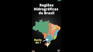 Mapa das Regiões Hidrográficas do Brasil  DESAFIO 🎮 proflegeo [upl. by Bernardi]