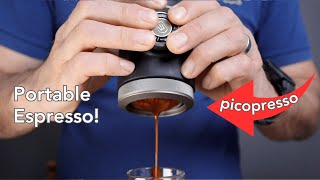 Wacaco Picopresso Portable Espresso Maker Review amp Test [upl. by Einoj957]