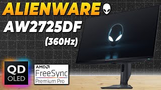 Alienware AW2725DF 360Hz Gaming Monitor 2024  Best Gaming Monitor For PS5 XBOX 360 And PC [upl. by Dijam615]