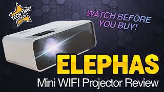 Watch Before you Buy  Elephas Mini Wifi Projector Review [upl. by Anaert313]