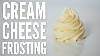 The Best Cream Cheese Frosting for Piping  4 ingredient frosting for cake decorating [upl. by Perseus132]