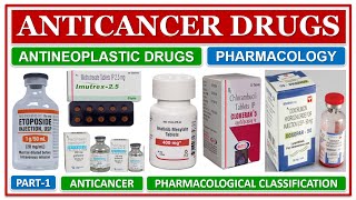 ANTICANCER DRUGS ANTINEOPLASTIC DRUGS MEDICINES USE TO TREAT CANCERPHARMACOLOGICAL CLASSIFICATION [upl. by Rases]