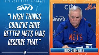 Buck Showalter announces he will not return as Mets manager next season  SNY [upl. by Meihar235]