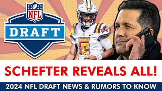 Latest NFL Draft Rumors Via ESPN NFL Insider Adam Schefter  2024 NFL Draft [upl. by Eseekram]