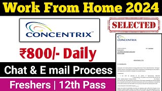 Concentrix Work From Home Job  Chat Process Jobs Work From Home  Online Jobs At Home [upl. by Marriott433]