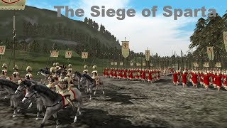 Rome total war  the siege of Sparta Very Hard [upl. by Gottfried]