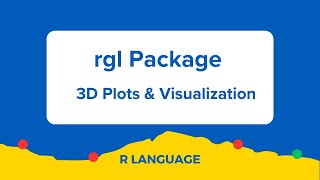 rgl Package in R  3D Interactive Plots and Visualization [upl. by Eveleen588]