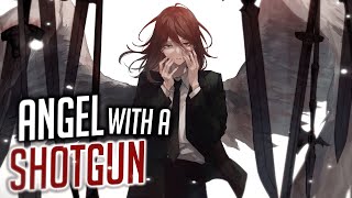 Nightcore  Angel With A Shotgun Lyrics [upl. by Barra]