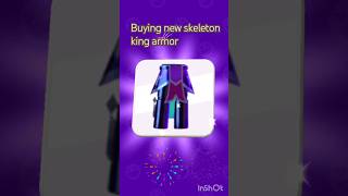 Buying a new skeleton king armor in pkxd 💀 [upl. by Hailahk]