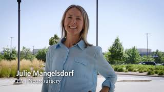 Juile Mangelsdorf PA  Neurosurgery  SCL Health Medical Group [upl. by Shirberg]